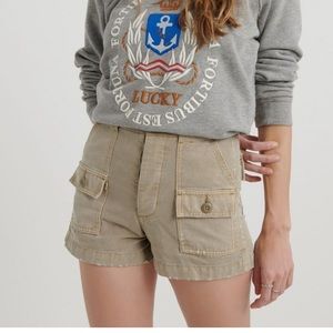 Lucky Brand - Cargo Shorts / Tan Khaki / size : 27 / New With Tags